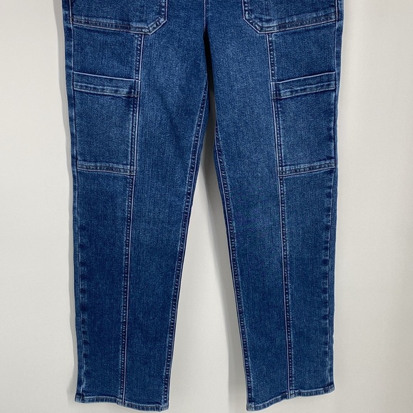 J. Crew Premium Edition straight-leg cargo jean Size 26 NWT - Picture 4 of 12